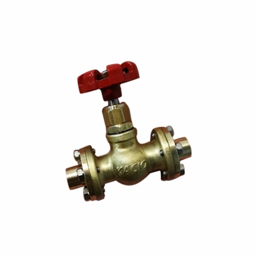 Model Engine * | Engine Diy Flange Straight Through Valve For Kacio Steam Engine Boiler Model