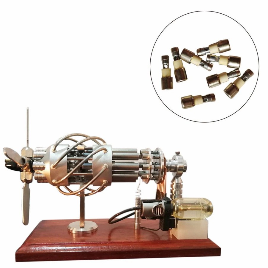 Model Engine * | Engine Diy 8Pcs Fire-Jet Head For 16 Cylinders Stirling Engine Model