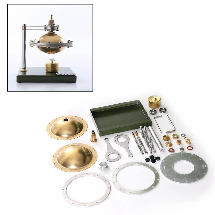 Model Engine * | Enginediy Ufo Spin Suspension Steam Engine Model Diy Engine Kit With Copper Boiler And Alcohol Lamp