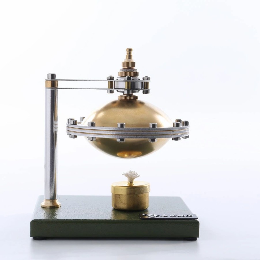 Model Engine * | Enginediy Ufo Spin Suspension Steam Engine Model Diy Engine Kit With Copper Boiler And Alcohol Lamp