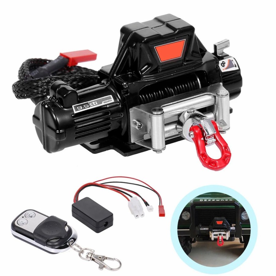 Accessories * | Engine Diy Electric Winch Remote Control Receiver For Hsp Traxxas Redcat Tamiya Axial Scx10 D90 Hpi 1/10 Rc Crawler Car