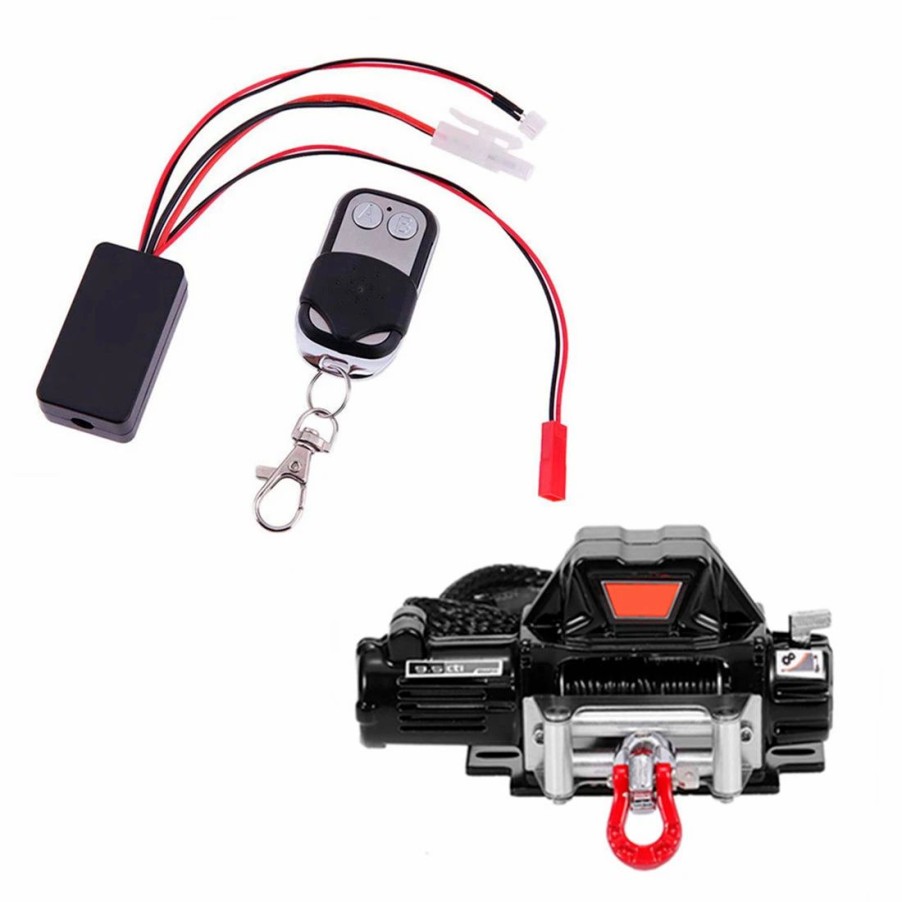 Accessories * | Engine Diy Electric Winch Remote Control Receiver For Hsp Traxxas Redcat Tamiya Axial Scx10 D90 Hpi 1/10 Rc Crawler Car