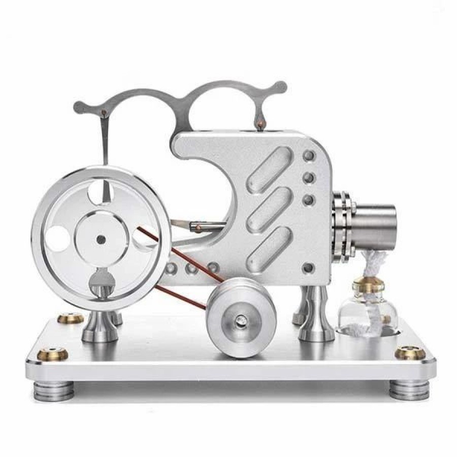 Stem Model * | Engine Diy Hot Air Stirling Engine With Solid Metal Construction Education Toy Electricity Power Generator Motor Model ( T16-03 )