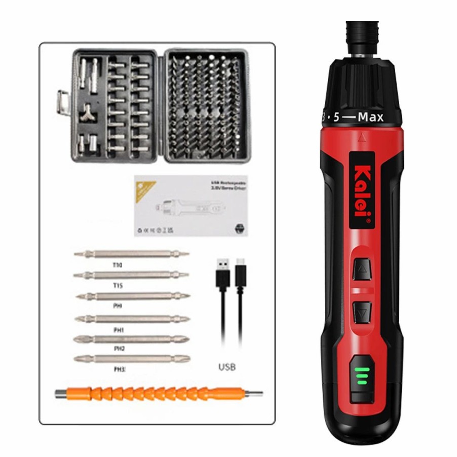 Accessories * | Enginediy Portable Precision Electric Torque Screwdriver Set Diy Tools For Teching Engine Model Building And More