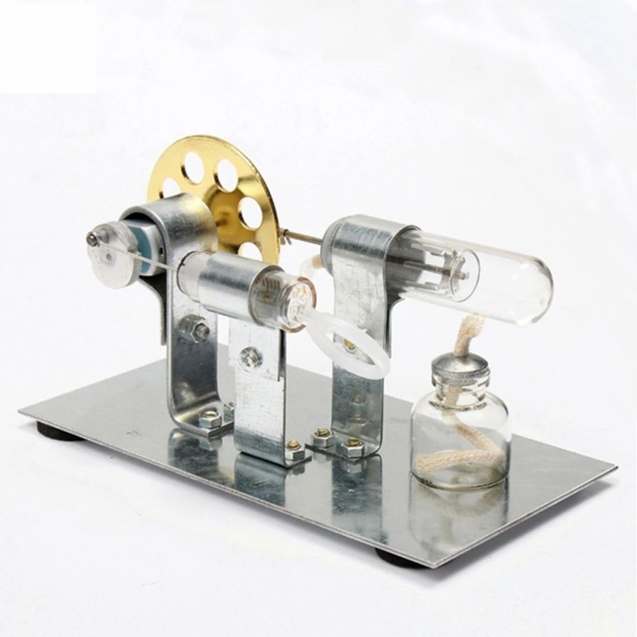 Model Engine * | Stirling Engine Kit Diy Single Cylinder Stirling Engine Ideal Engine Model Gift For Your Kids Enginediy