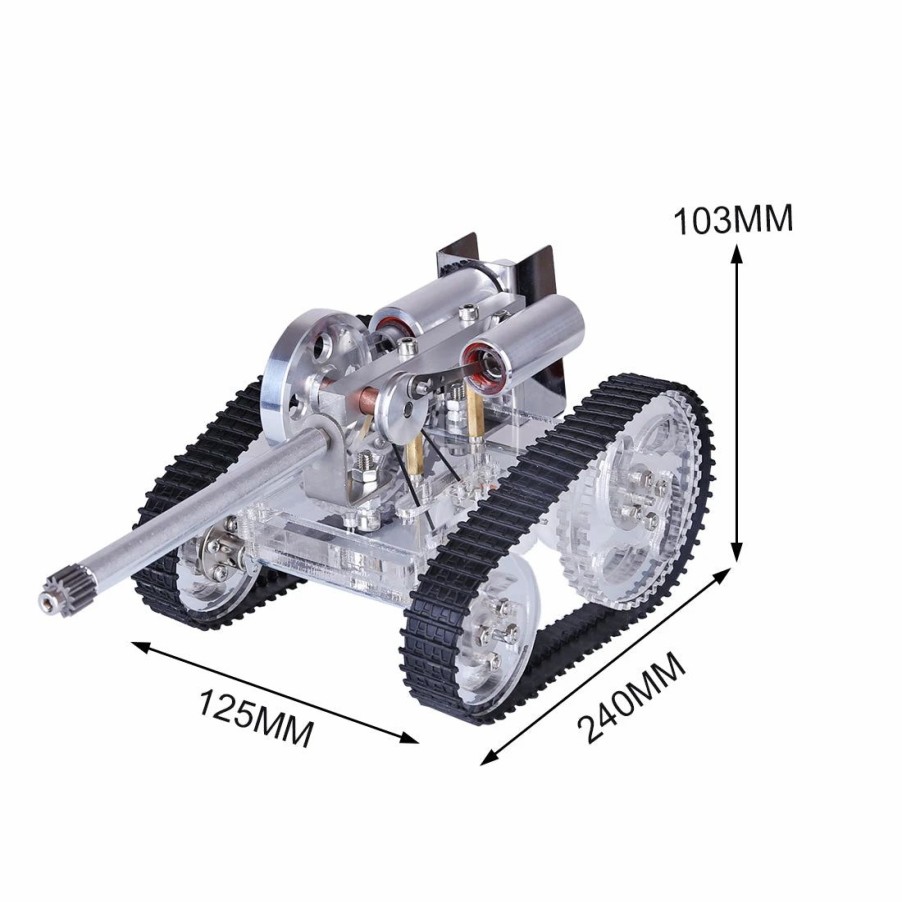 Model Engine * | Stirling Engine Tank Model Stirling Engine Motor Model Physical Experiment Science Education Toy Gift Enginediy