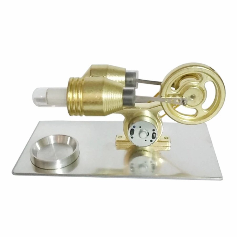 Stem Model * | Stirling Engine Model With Electric Generator Engine Diy Science Toy Enginediy