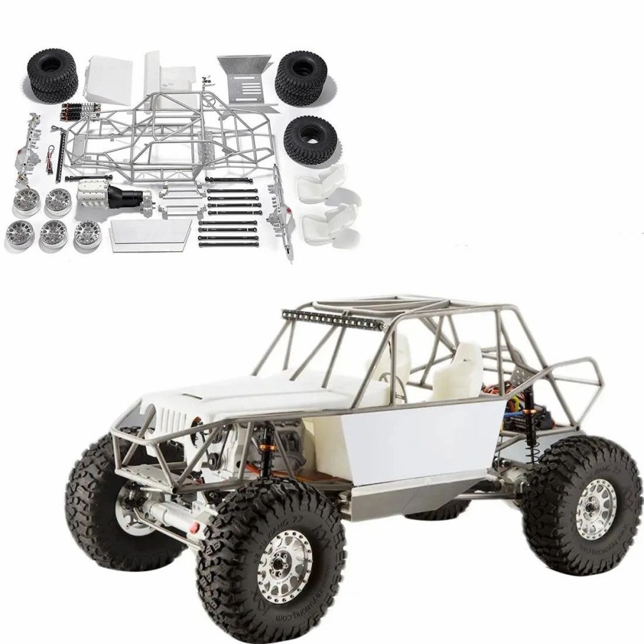 Accessories * | Engine Diy Tfl Unicorn C1805 1/10 4Wd Full Metal Rc Crawler Car With Front Double Speed Gear No Painting Kit Version