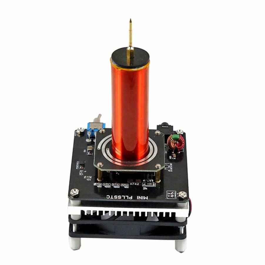 Stem Model * | Enginediy Stark Mini Tesla Music Coil Speaker Plasma Singing Loudspeaker Experimenting Device Teaching Tool Desktop Toy