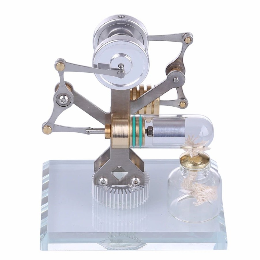 Model Engine * | Engine Diy Miniature Stirling Engine Model Balance Stirling Engine Kit Science Toy Enginediy