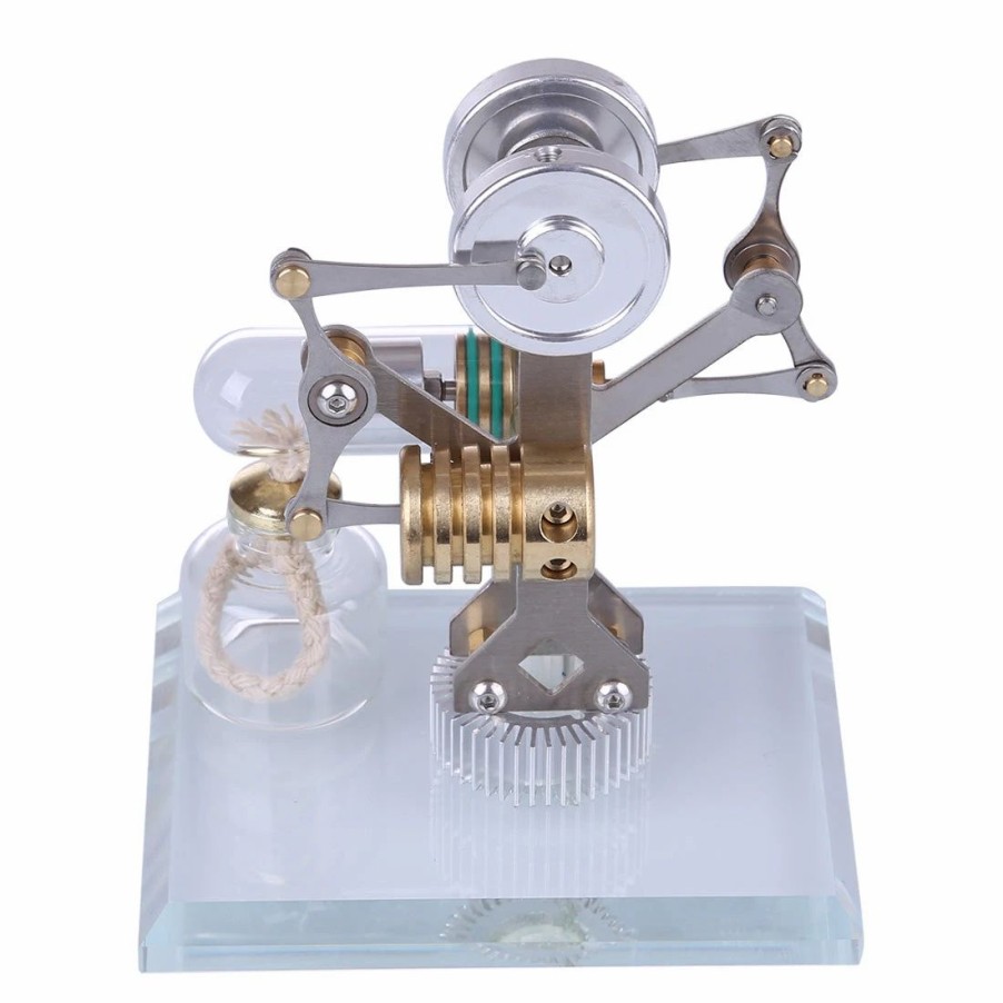 Model Engine * | Engine Diy Miniature Stirling Engine Model Balance Stirling Engine Kit Science Toy Enginediy