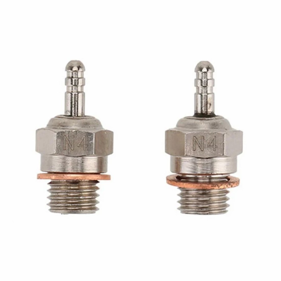 Accessories * | Engine Diy 2Pcs 70117 N4 Glow Plug Spark Plug For Hsp 1/10 Rc Car