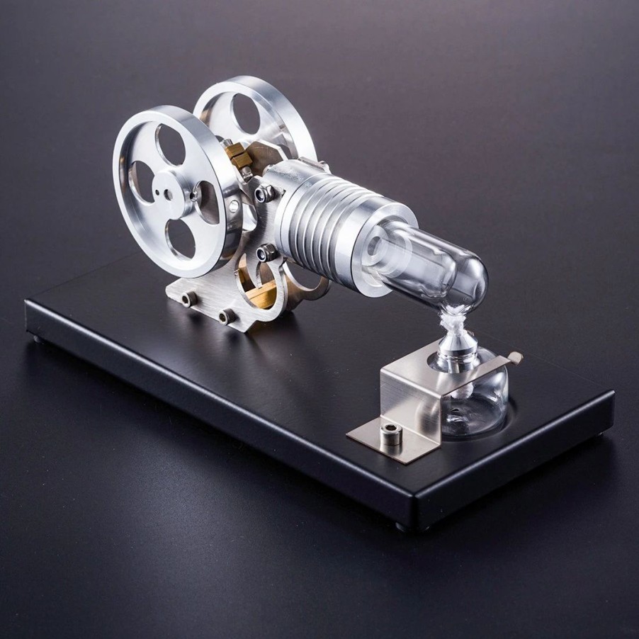 Model Engine * | Enginediy Stirling Engine Diy Manson Engine Model Set With Metal Baseplate Toy For Children