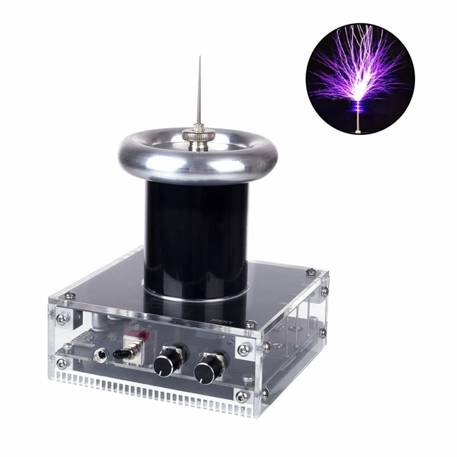 Stem Model * | Enginediy Diy Music Arc Tesla Coil Artificial Lightning Experimental Toy With 48V2A Power Supply Eu Plug