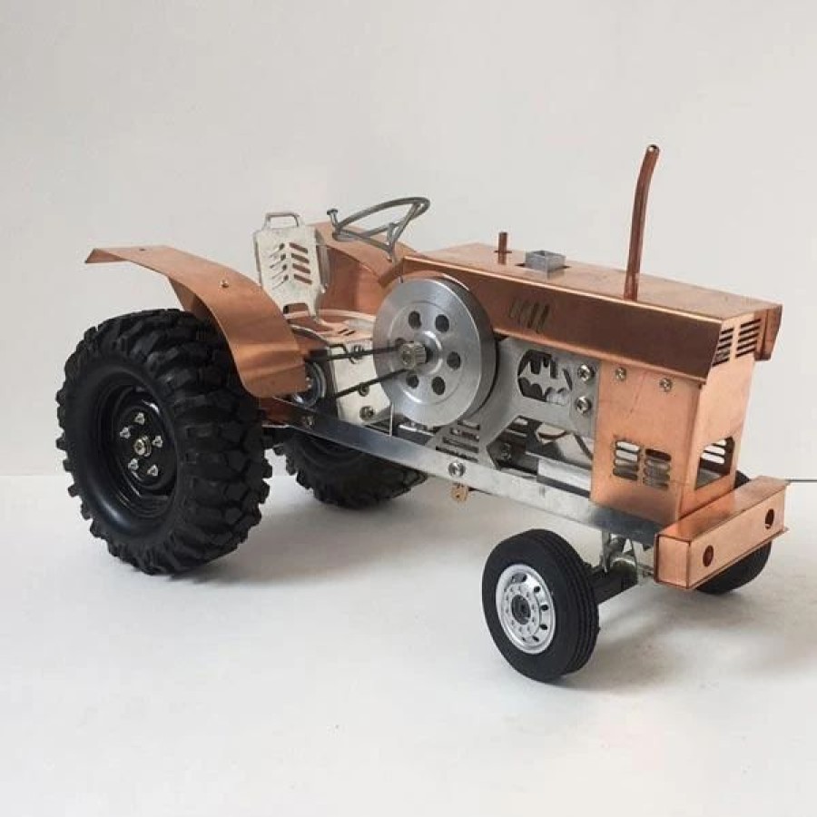 Model Engine * | Stirling Engine Kit Tractor Vacuum Engine Motor Model For Gift Collection Enginediy