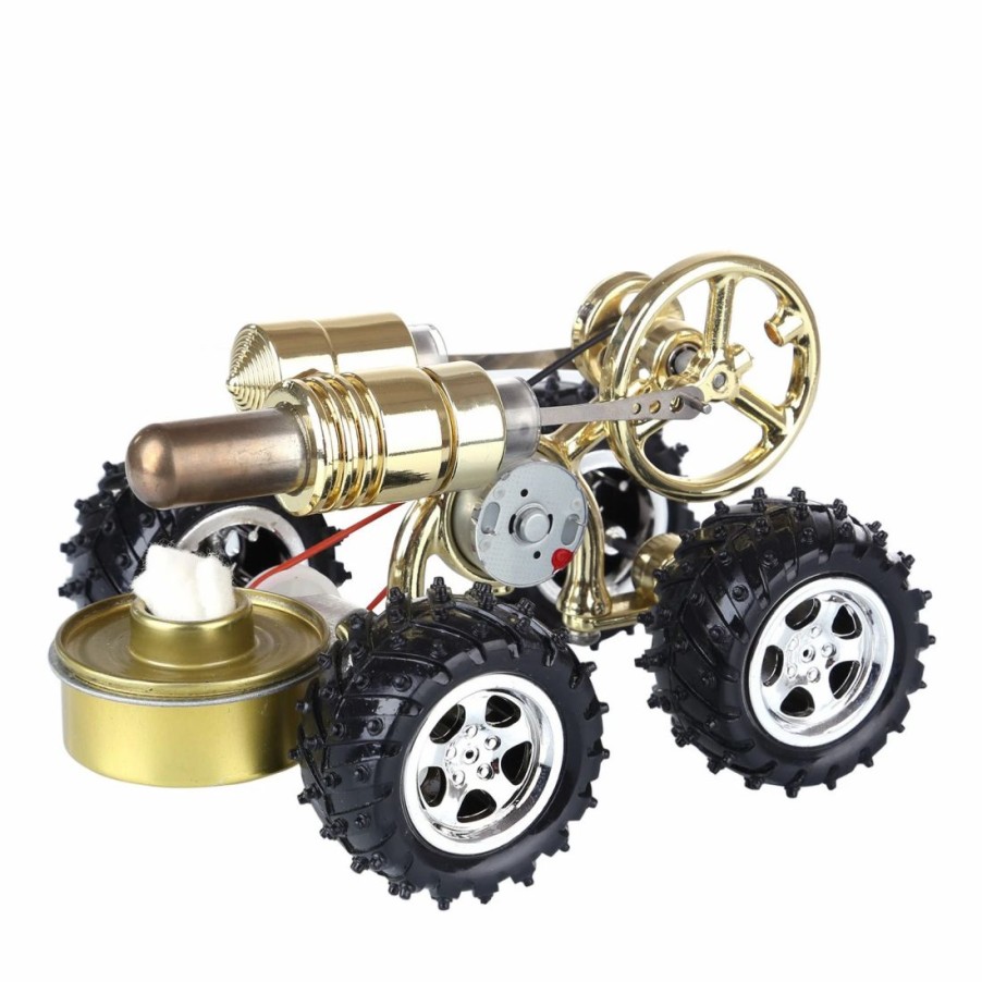 Model Engine * | Enginediy Hot Air Stirling Engine Car Engine Model Science Experiment Educational Toy