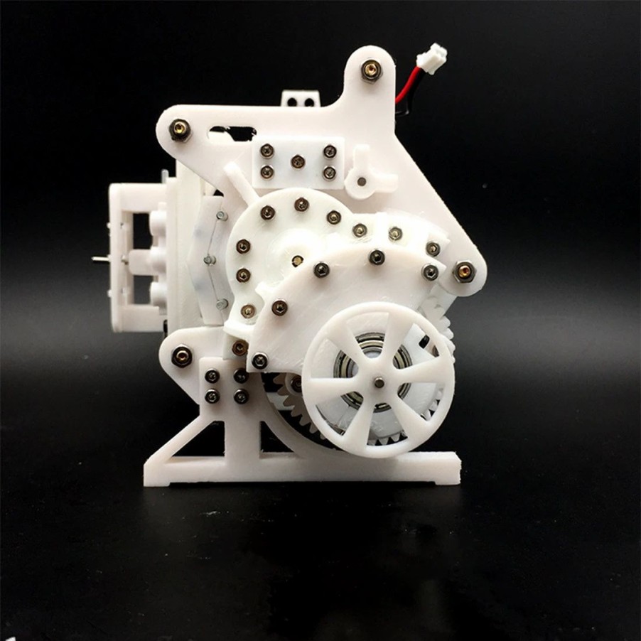 Stem Model * | Engine Diy Car Manual Transmission Drive Model 5 Forward Gears Plus R Reverse Gear With Clutch Differential Motor 3D Plastic Assembly Model