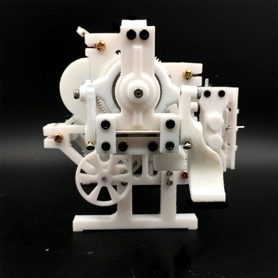 Stem Model * | Engine Diy Car Manual Transmission Drive Model 5 Forward Gears Plus R Reverse Gear With Clutch Differential Motor 3D Plastic Assembly Model