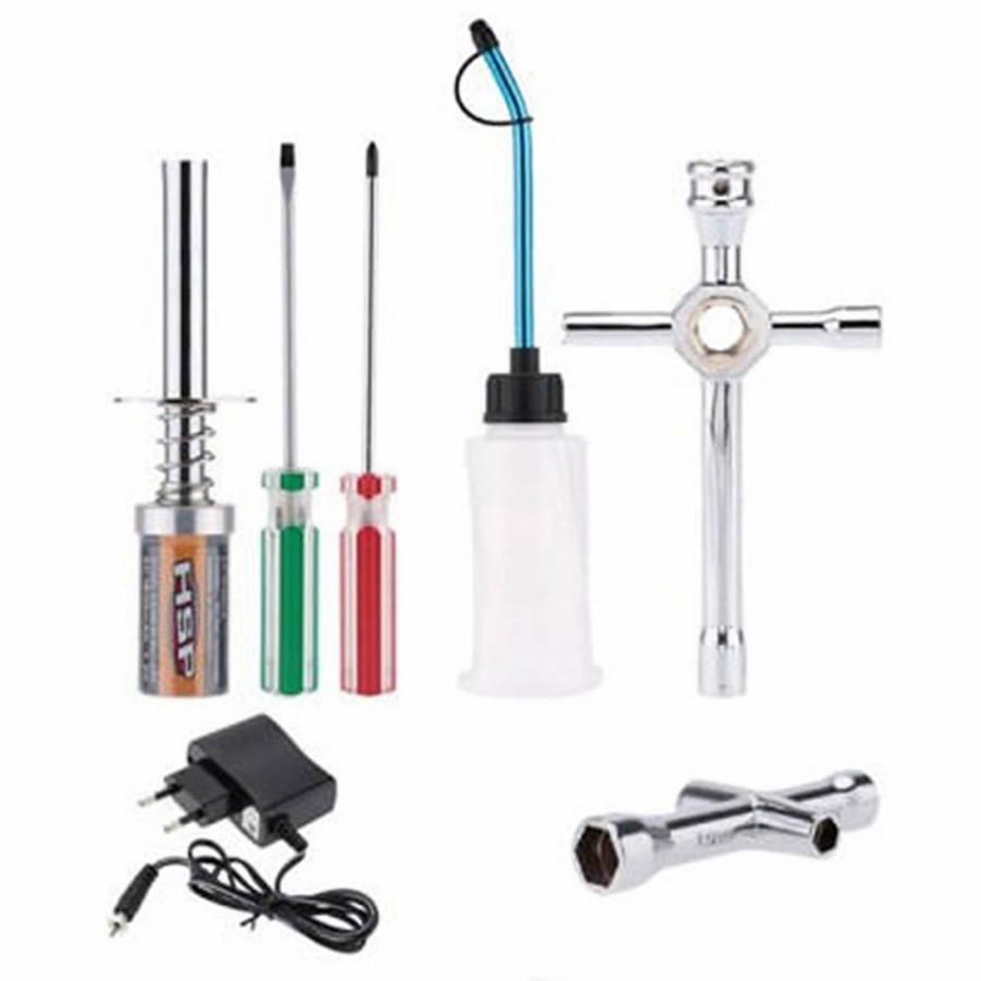 Accessories * | Enginediy Rc Engine Starter Kit Glow Plug Igniter Tools For 1:10 Rc Car Engine Hsp 80141 80142A