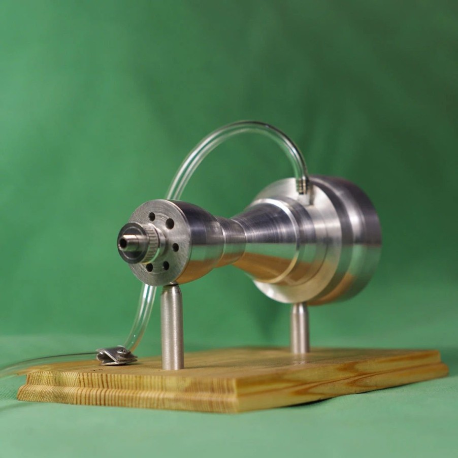 Model Engine * | Metal Steam Turbine Engine Model Science Experiment Desktop Engine Model Enginediy