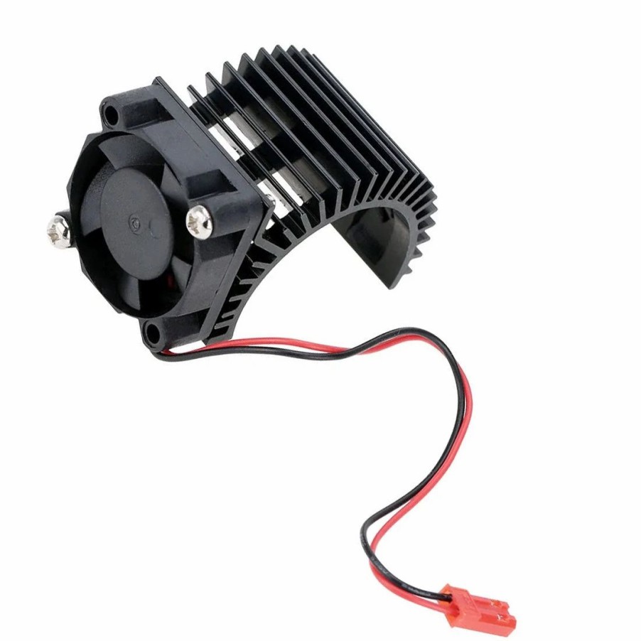 Accessories * | Engine Diy 7014H Motor Heat Sink With Cooling Fan For Hsp 1/10 Rc Car 540/550 3650 Motor