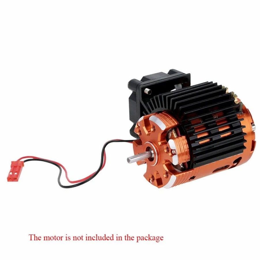 Accessories * | Engine Diy 7014H Motor Heat Sink With Cooling Fan For Hsp 1/10 Rc Car 540/550 3650 Motor