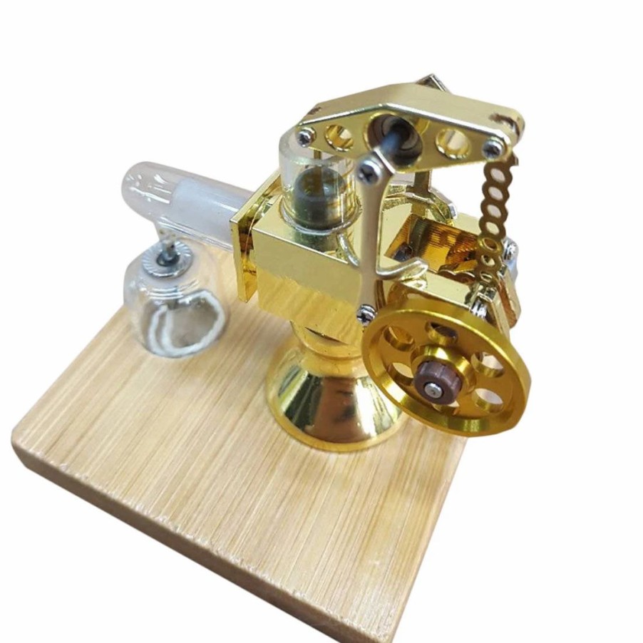 Model Engine * | Engine Diy Hot Air Stirling Engine Model Mini Science Experiment Engine