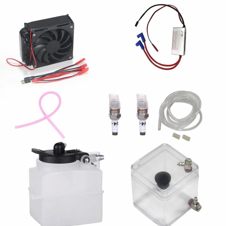 Accessories * | Enginediy Start Ignition And Water Cooling Kit For Nr200 Gasoline Engine