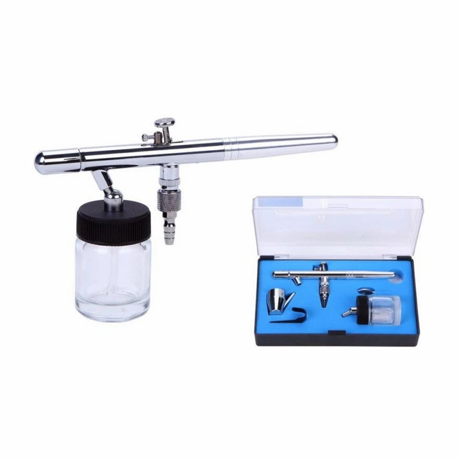 Accessories * | Enginediy Diy Tool Dual-Action Airbrush Kit For Art Coloring Spray Modeling