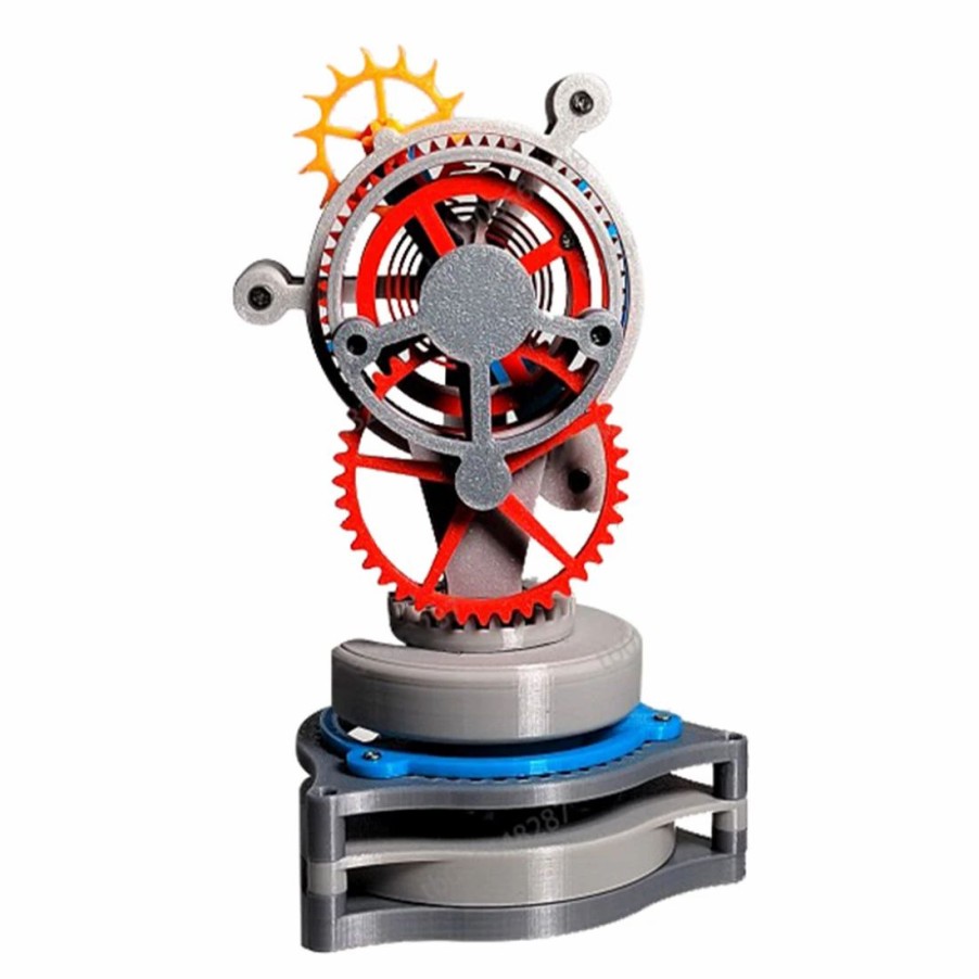 Stem Model * | Enginediy 3D Printed Triple-Axis Tourbillon Clock Assembly Model Physics Experiment Teaching Model Educational Toy