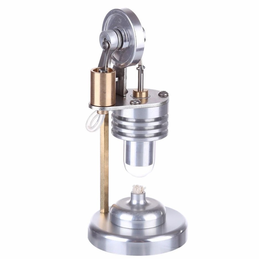 Model Engine * | Stirling Engine Kit Hot Air Vertical Piston Stirling Engine Model Educational Toy Enginediy