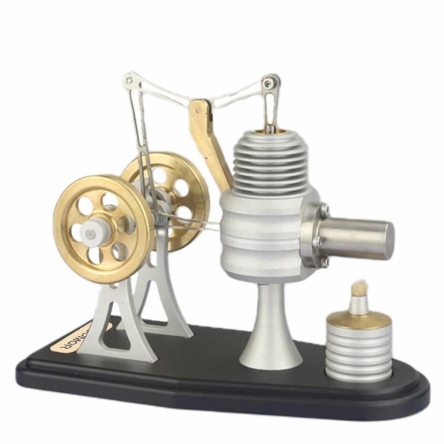 Model Engine * | Enginediy Enjomor Metal Balance Hot Air Stirling Engine Model