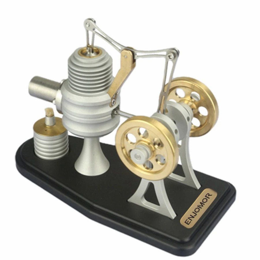 Model Engine * | Enginediy Enjomor Metal Balance Hot Air Stirling Engine Model