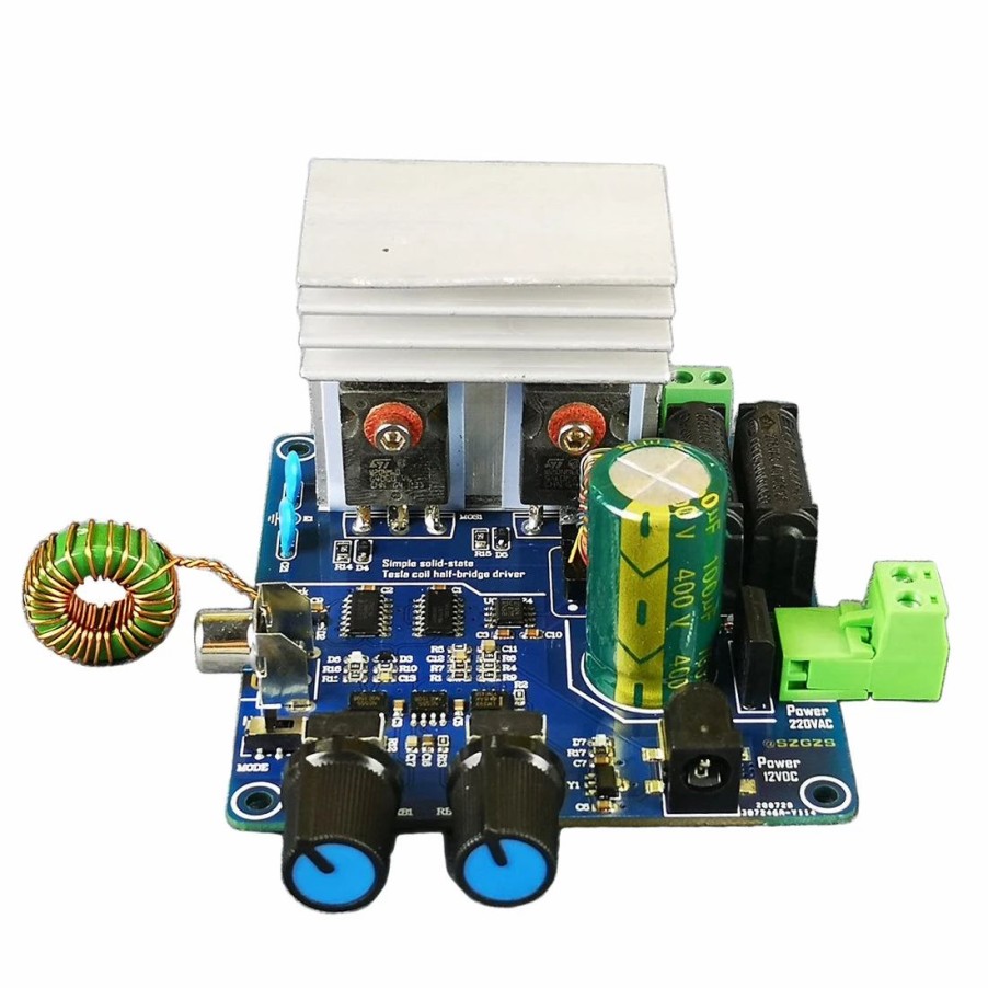 Stem Model * | Enginediy Sstc Solid State Tesla Coil Half-Bridge Integrated Driver Board Experimenting Device Teaching Tool Educational Toy