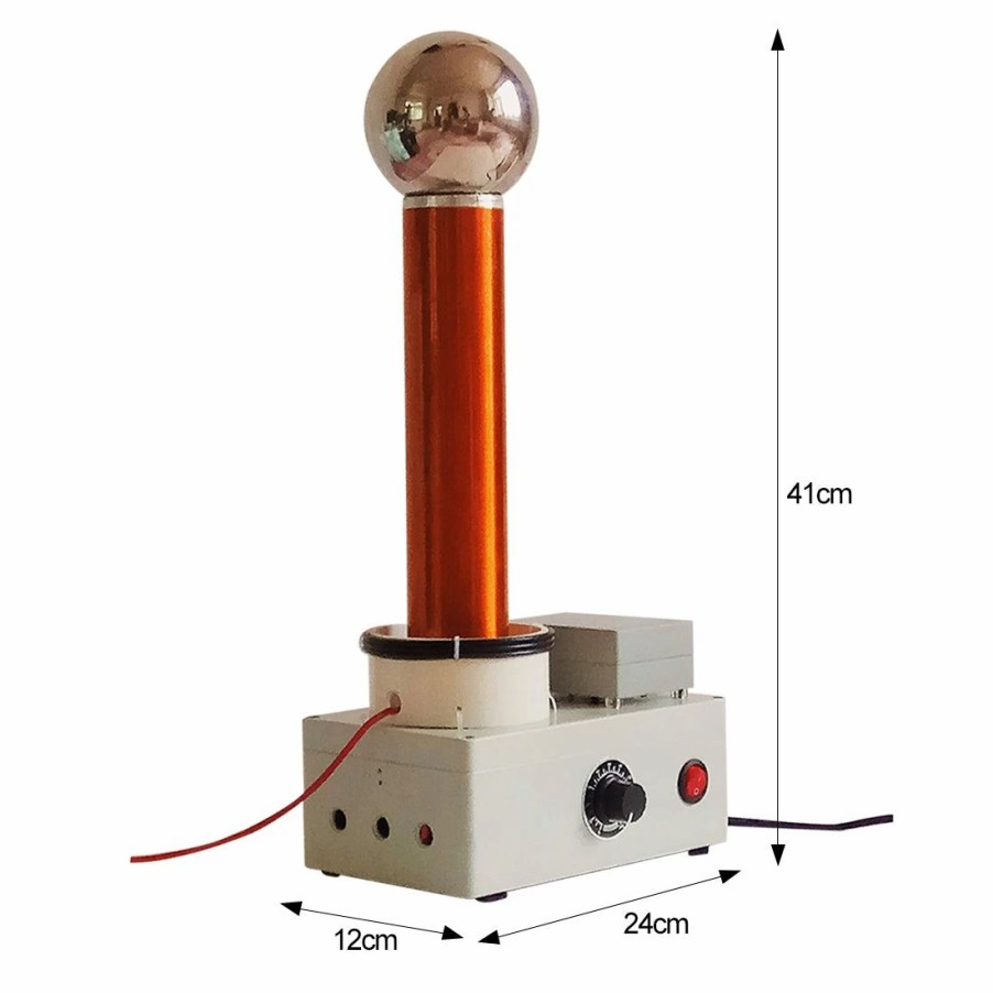 Stem Model * | Enginediy Tesla Coil Wireless Transmission Plasma Speaker Spark Gap Lightning Simulator High Frequency Ac With 15Cm Arc