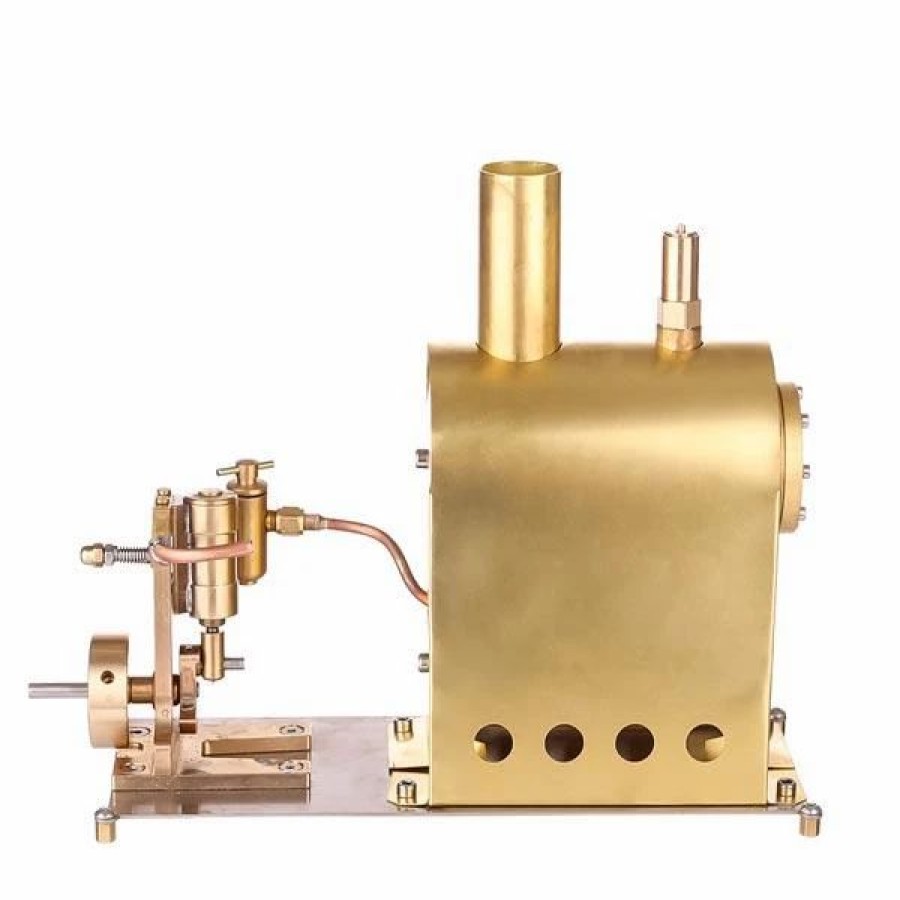 Model Engine * | Engine Diy Microcosm M1B Mini Steam Engine Model With Steam Engine Boiler Gift Collection Enginediy