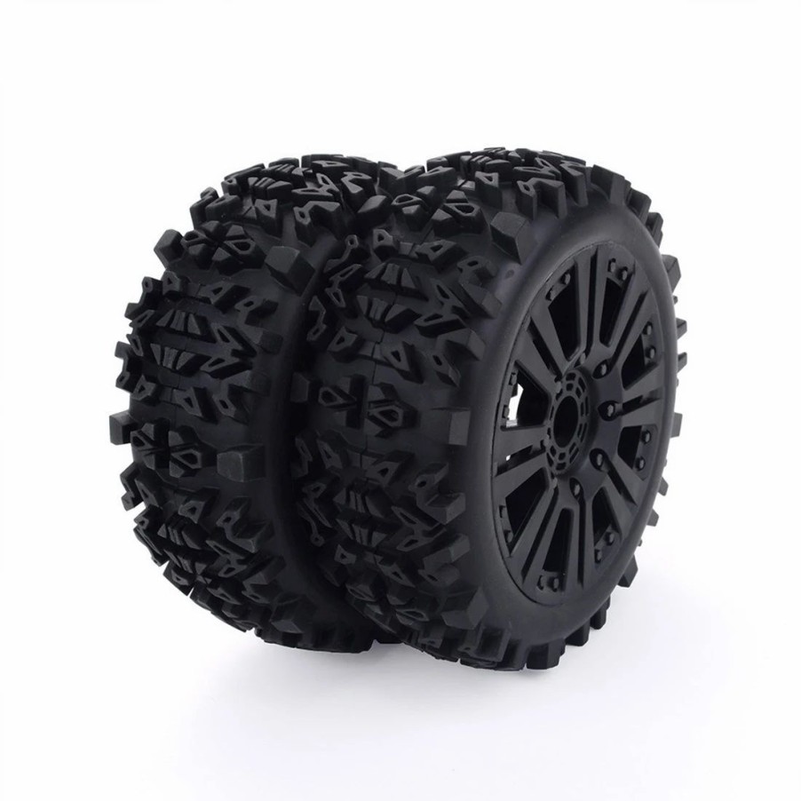 Accessories * | Engine Diy 4Pcs 1/8 Off-Road Vehicle Deep Gear Tire Car Tire For Hsp Redcat Losi Vrx Hpi Kyosho Carson Hobao