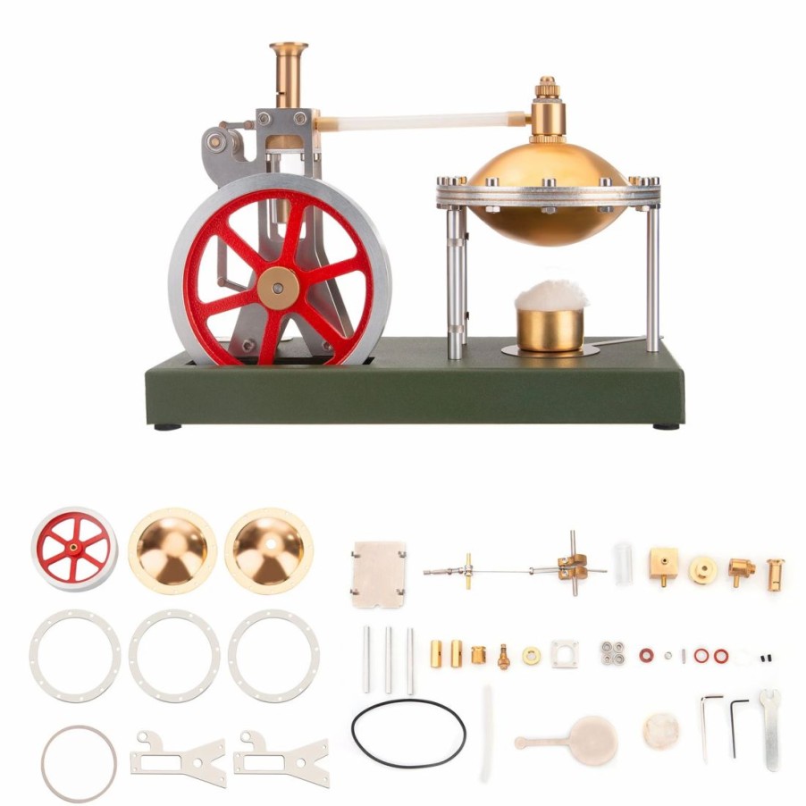 Model Engine * | Enginediy Enjomor Diy Hero'S Steam Engine Kit With Boiler