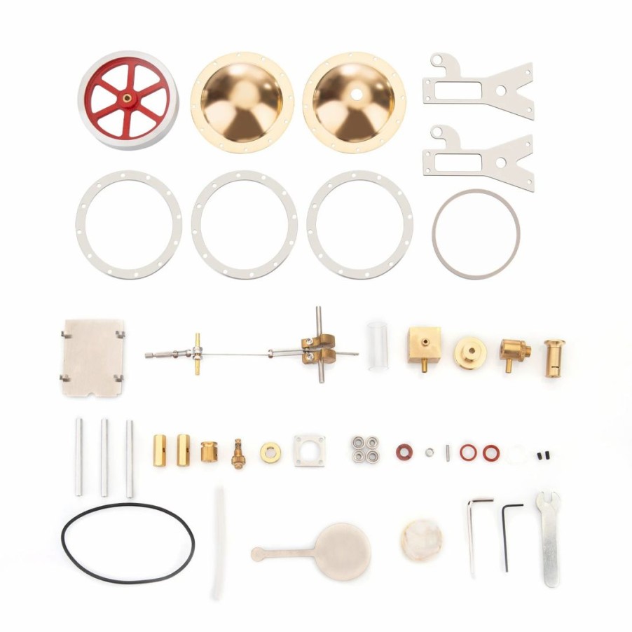 Model Engine * | Enginediy Enjomor Diy Hero'S Steam Engine Kit With Boiler