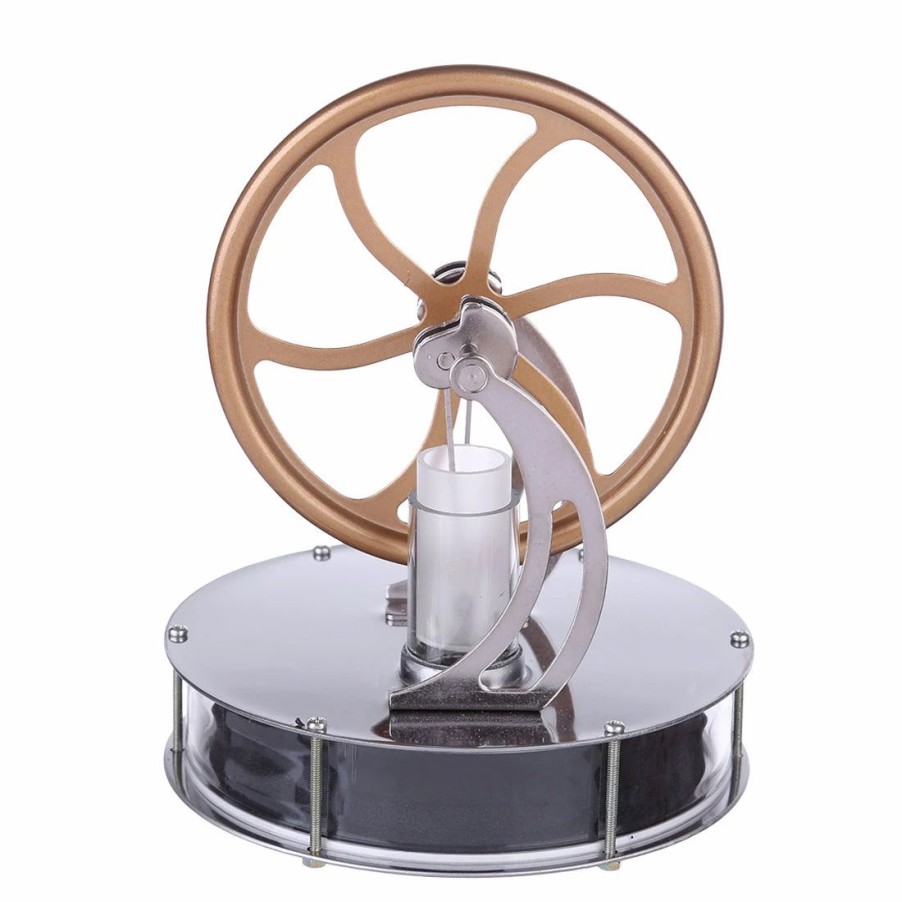 Model Engine * | Enginediy Ltd Low Temperature Difference Stirling Engine Model Flywheel Heating Machine Engine Educational Experimental Toy