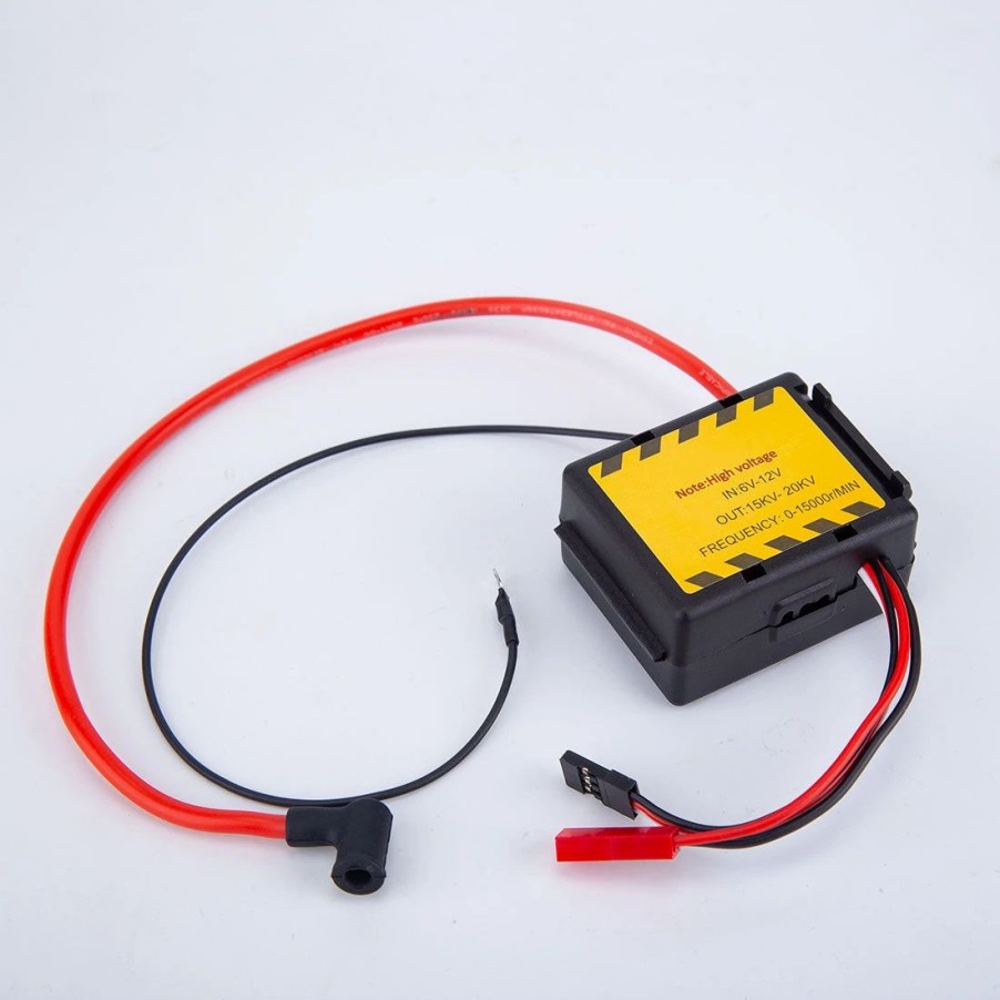 Accessories * | Engine Diy Cdi High Pressure Pulse Igniter With Two Fire Head Caps For Gasoline Engine Model