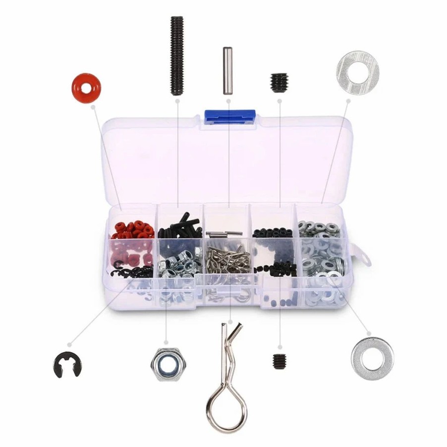 Accessories * | Engine Diy Screw Assortment Box Repair Tools Set For Hsp Traxxas Redcat Rc4Wd Tamiya Axial Scx10 D90 Hpi Rc Car