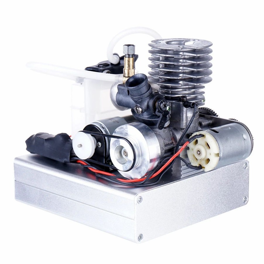 Stem Model * | Engine Diy Level 15 Low Voltage Motor One Button Start Methanol Engine Electric Generator Enginediy