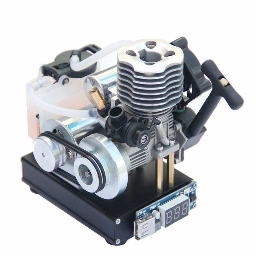 Stem Model * | Engine Diy Level 15 Nitro Engine Generator Model With Cooling Fan