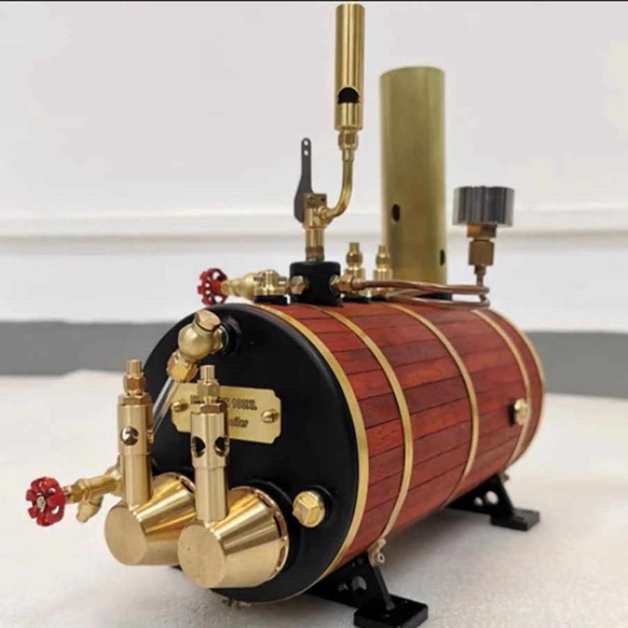 Model Engine * | Enginediy Kacio Ws100Xl 1000Ml Horizontal Steam Boiler For Model Ship Steam Engine