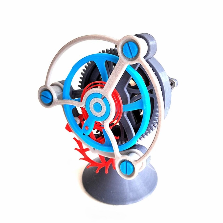 Stem Model * | Enginediy 3D Printed Tourbillon Clock Assembly Model Physics Experiment Teaching Model Educational Toy (21Pcs)