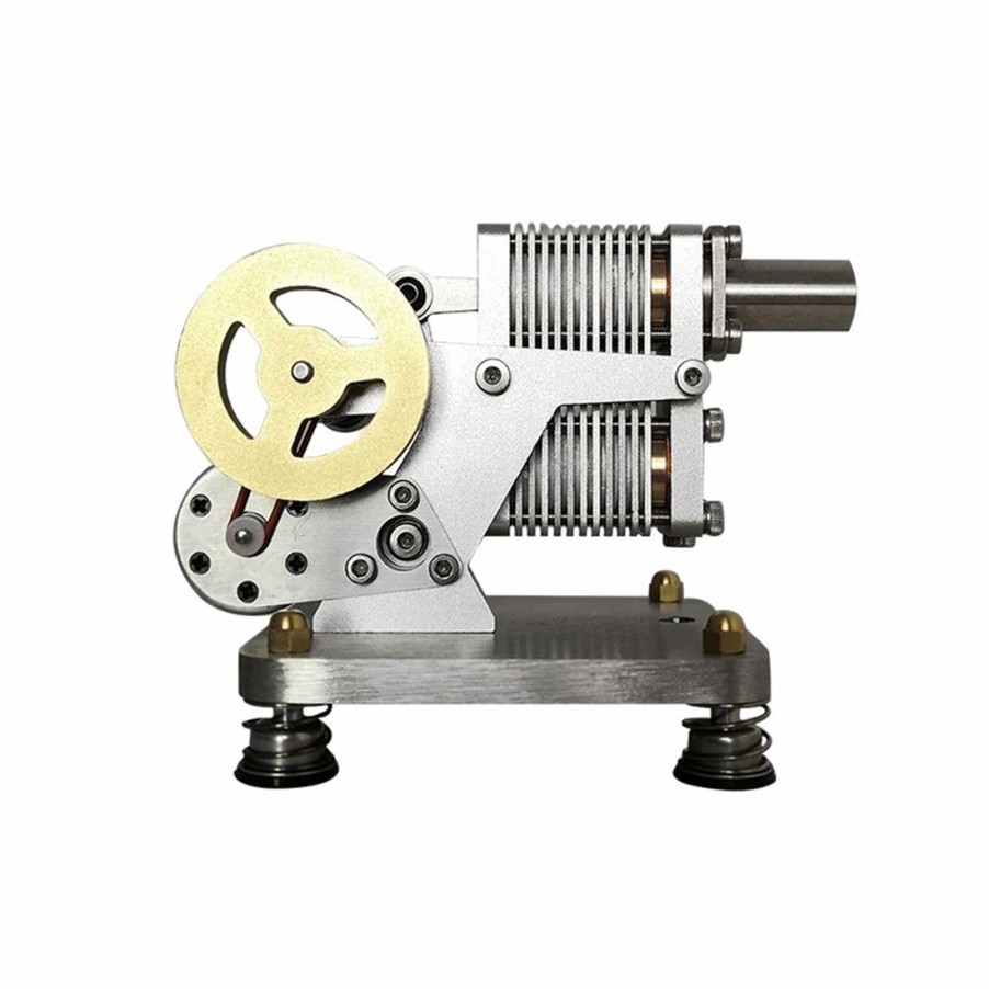 Model Engine * | Enginediy Enjomor Mini Structure Hot-Air Stirling Engine Electric Generator 4000Rpm Gift Collection