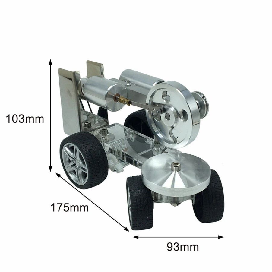 Model Engine * | Engine Diy Stirling Engine Tractor Model Vacuum Engine Motor Education Toy Creative Gift