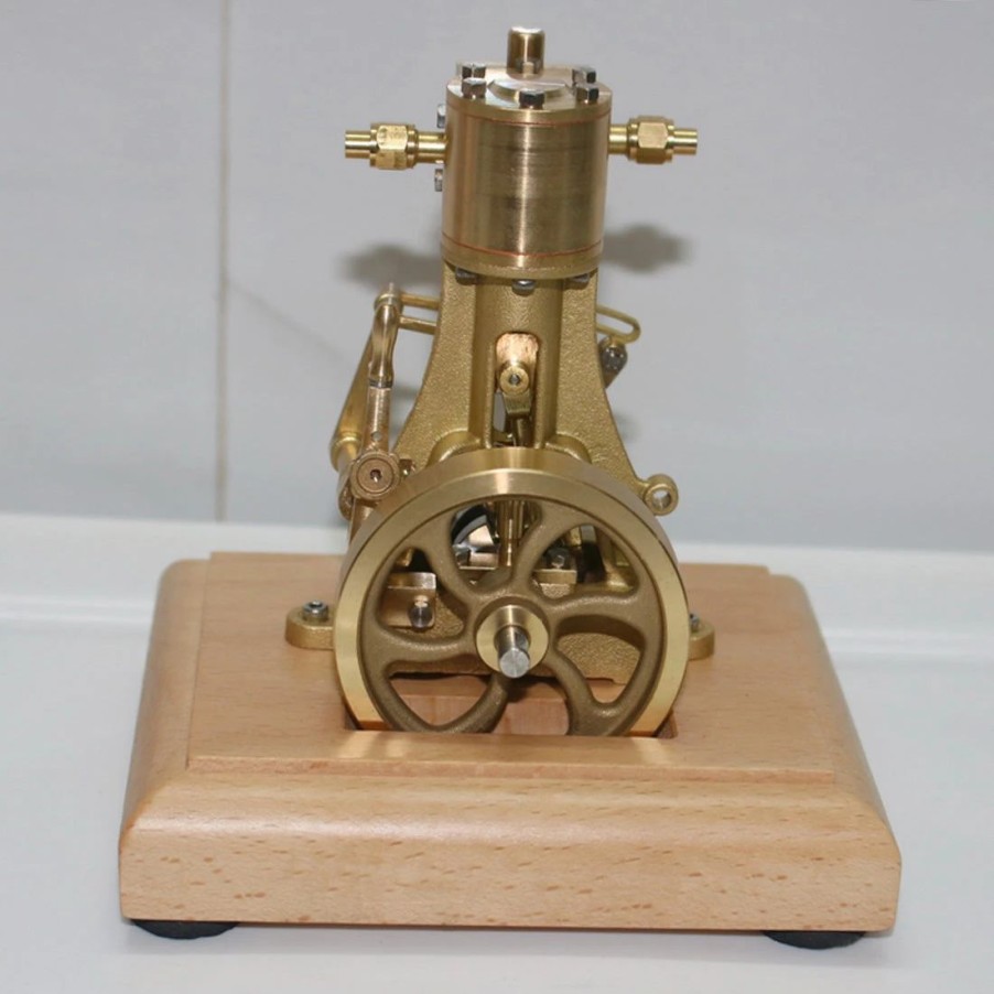 Model Engine * | Enginediy M31B 1.85Cc Mini Retro Vertical Single-Cylinder Reciprocating Double-Acting Steam Engine Model Toys