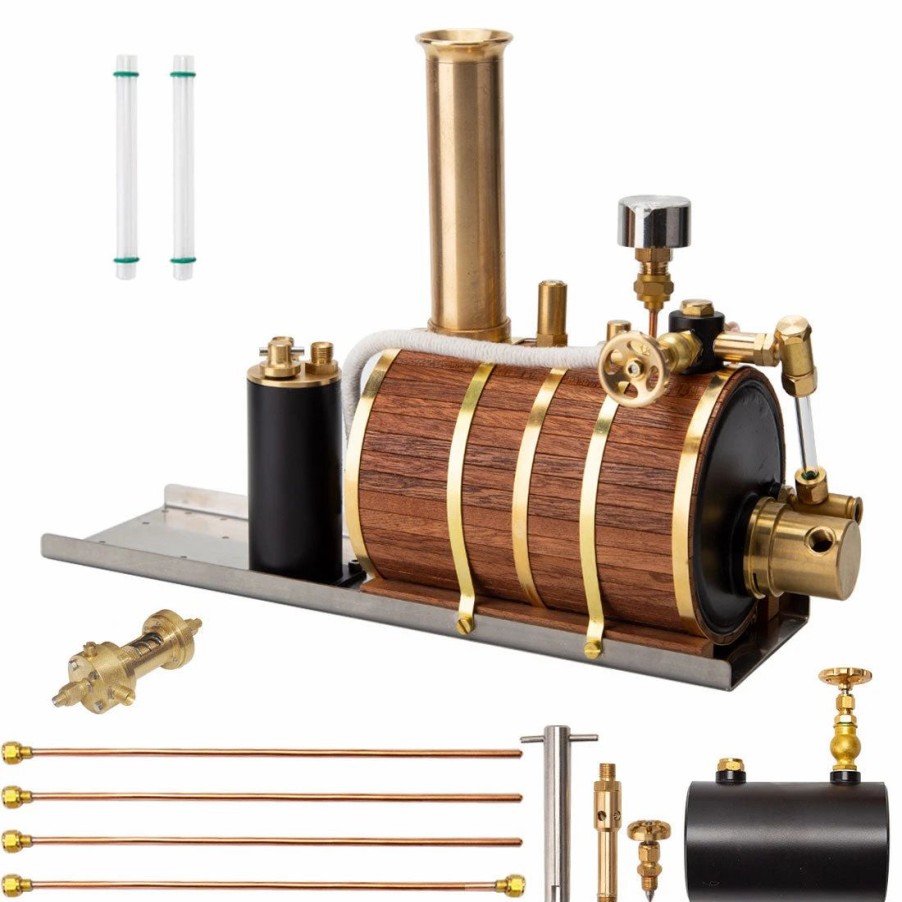 Model Engine * | Enginediy 200Ml Steam Boiler Model Kit For Steam Engine And Steam Model Boat